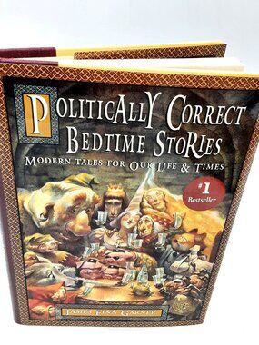 Politically Correct Bedtime Stories JAMES FINN GARNER 1994 14th Pt HBDJ LIKE NEW